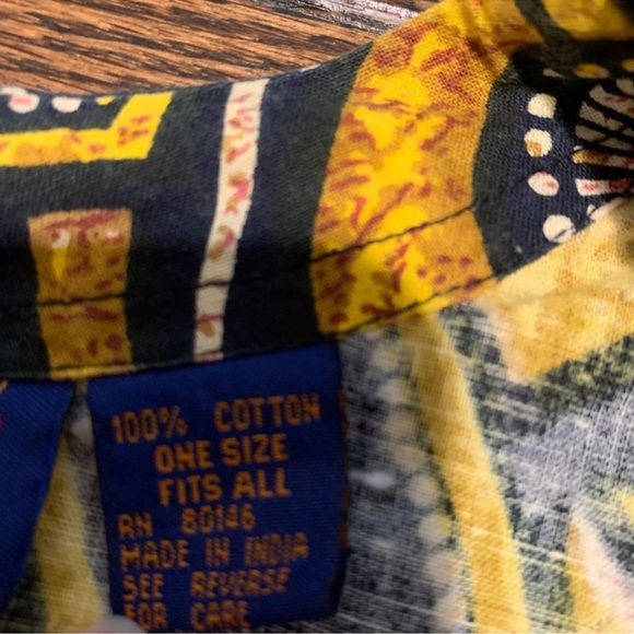 Highland Outfitters Mens Dashiki Style Ethnic African Oversized Shirt “One Size” - Picture 5 of 5